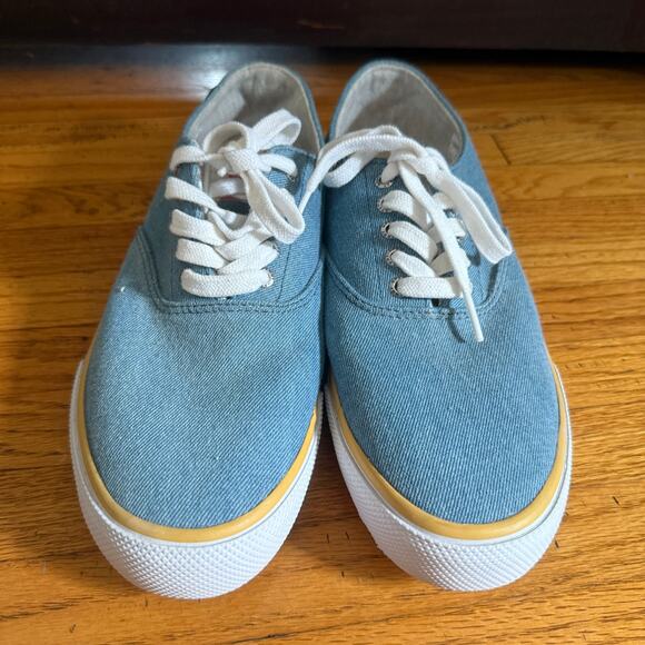 SPERRY x JAWS | Cloud CVO Chief Sneaker, Hooper Denim Boat Shoe | Men's Size 8 - Picture 1 of 11